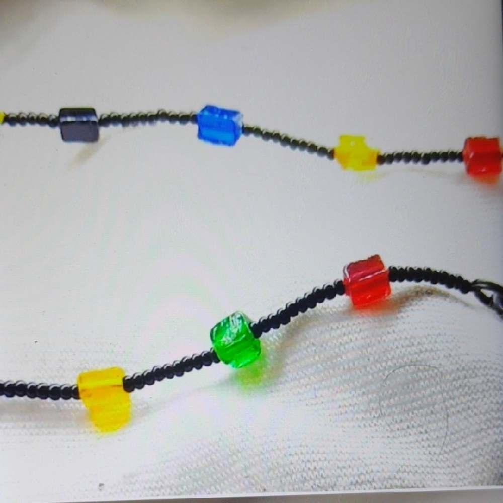 Multicolored Beaded  Necklace